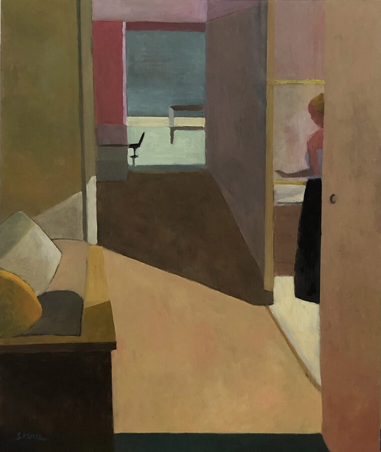 Susana Mata - Abstracttion of an interior with woman