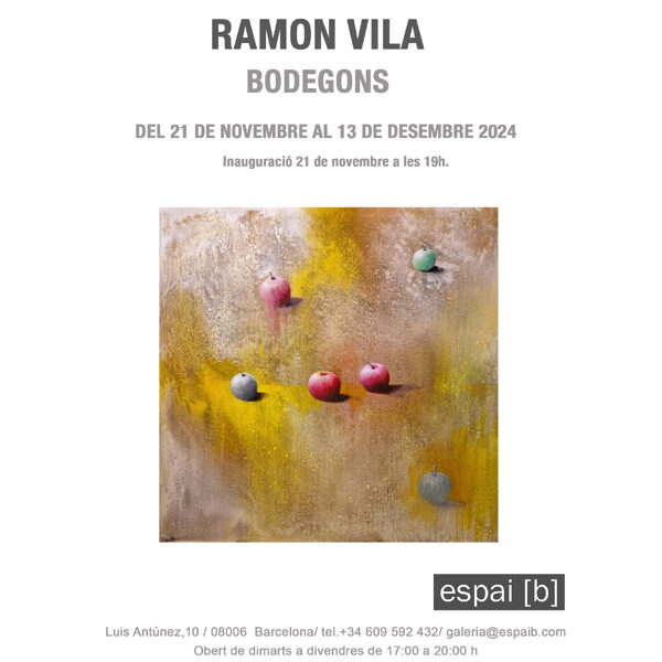 BODEGONS - Ramon Vila - De l´21/11/2024 al 13/12/2024