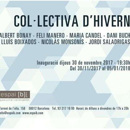 COL.LECTIVA D'HIVERN - Del 04/12/2017 al 04/12/2017