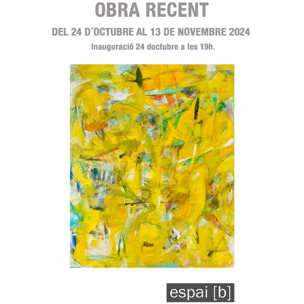 OBRA RECENT - R.Roger i Casamada - Del 24/10/2024 al 13/11/2024