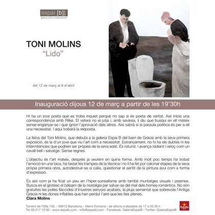 LIDO - Toni Molins - From 12/03/2015 to 04/04/2015