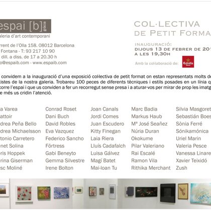 COL.LECTIVA DE PETIT FORMAT - From 13/02/2014 to 08/03/2014