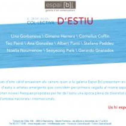 COL.LECTIVA D'ESTIU - From 06/07/2017 to 28/07/2017