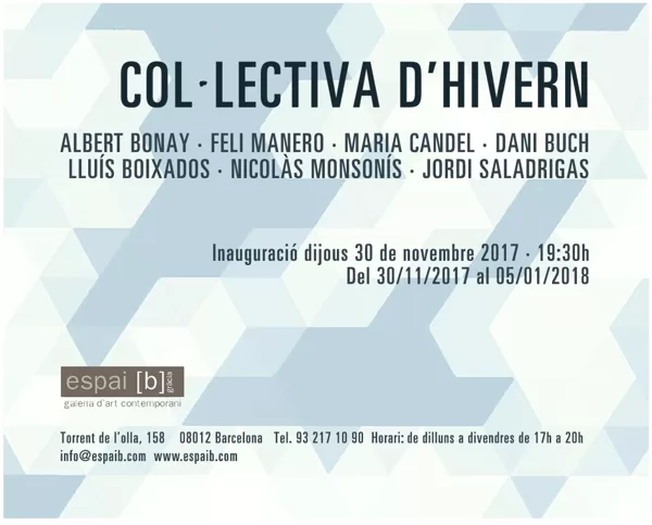 COL.LECTIVA D'HIVERN - Del 04/12/2017 al 04/12/2017