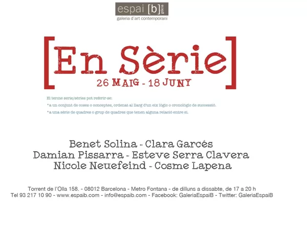 EN SÈRIE - De l' 24/05/2016 al 24/05/2016