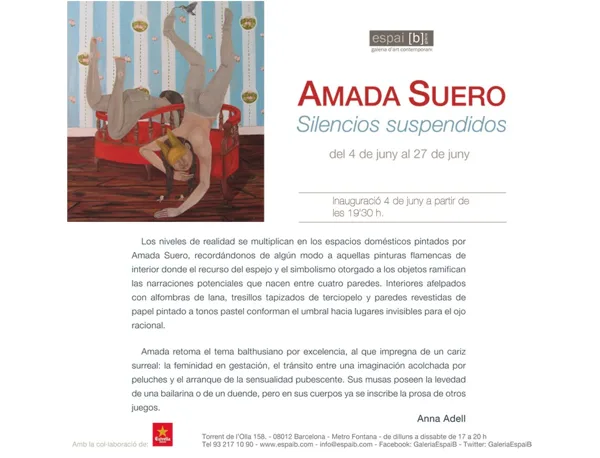 SILENCIOS SUSPENDIDOS - Amada Suero- -Del 04/06/2015 al 27/06/2015