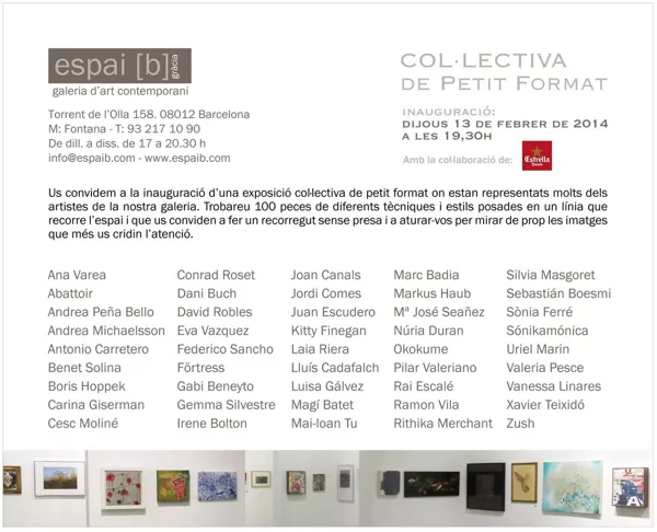 COL.LECTIVA DE PETIT FORMAT - Del 13/02/2014 al 08/03/2014