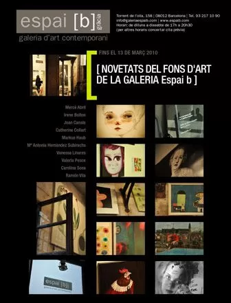 NOVETATS FONS GALERIA ESPAI B - Del  12/02/2010 al 13/03/2010