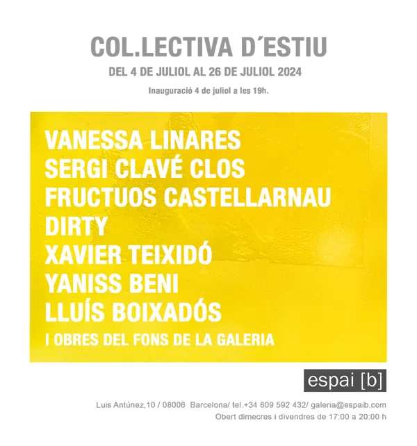 COL.LECTIVA D´ESTIU- Del 04/07/2024 al 28/07/2024