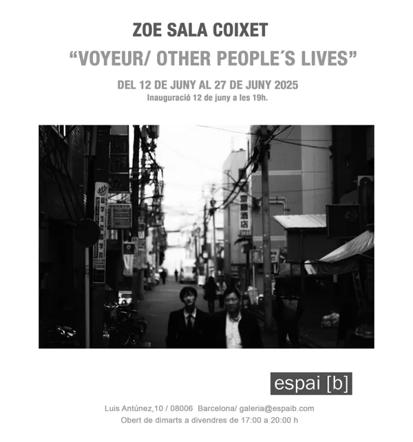 VOYEUR/OTHER PEOPLE´S LIVES - Zoe Sala Coixet - Del 12/06/2025 al 27/06/2025